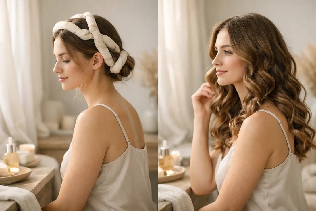 Heatless Curls Before and After: What Changes? - Ulviero