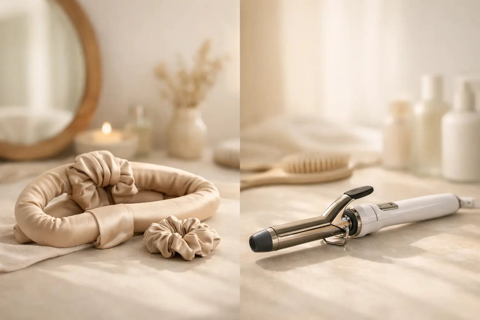 Heatless Curls vs Curling Iron: Which Is Better? - Ulviero