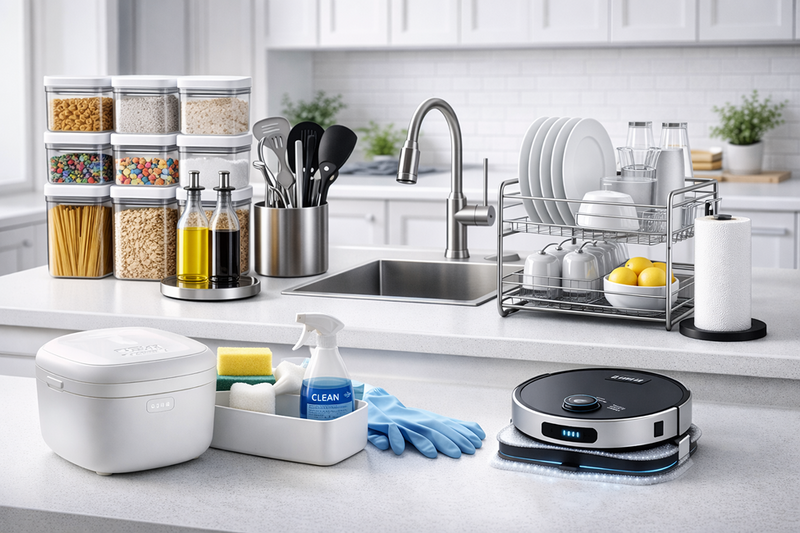 Kitchen Organization & Cleaning